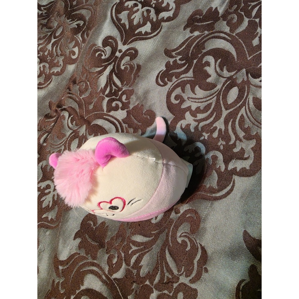 Squishmallows  FuzzAMallow Official Chambless the Pink Opossum  5" - Picture 2 of 4